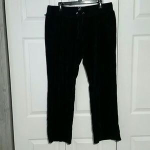 Black Velour sweatpants